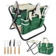 thumbnail image 1 of Juego de herramientas de jardinería GardenHOME de 7 piezas con banco plegable y bolsa de lona, 1 of 8
