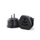 thumbnail image 1 of Adaptador de viaje UGREEN enchufe estadounidense tipo B para más de 200 países, 1 of 9