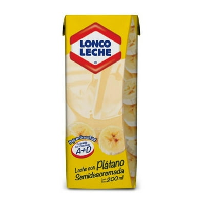 Leche Plátano Caja 200 Ml Loncoleche