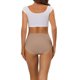 thumbnail image 3 of INSPIRE CHIC Bragas de Mujer Corte Alto Acanalado Cintura Alta Control de Abdomen Ropa Interior para Regreso a Clases Camel 3XL, 3 of 4