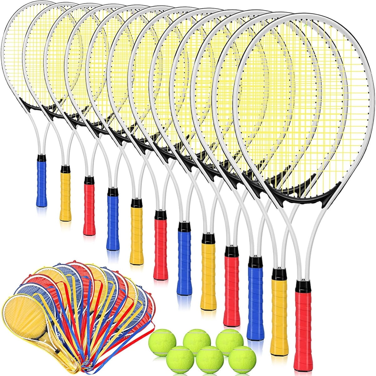Set 12 Raquetas De Tenis Motionchic 27 Pulgadas Aluminio