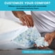 thumbnail image 3 of Espuma viscoelástica triturada Pillow Xtreme Comforts, apta para personas alérgicas, 3 of 9
