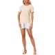thumbnail image 2 of INSPIRE CHIC Blusas de Mujer de los Años 50 con Cuello Redondo y Mangas Cortas a Cuadros S Amarillo Claro, 2 of 6