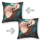 thumbnail image 2 of Manga Kaisen Fundas de almohada de terciopelo con tema, regalos de funda de almohada, decoración para el hogar, cojín de lanzar, regalo de cumpleaños para fans y parejas.30*30cm., 2 of 6