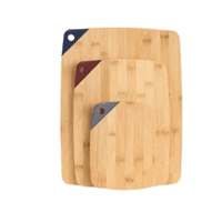 Genérico - Set De 3 Tablas De Madera Bambu Para Cortar De Cocina