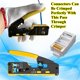 thumbnail image 4 of Conectores de paso Cat6 Cat6A RJ45, paquete de 100 unidades, Gaobige, 4 of 6