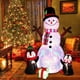 thumbnail image 3 of Muñeco Inflable Aerwo Muñeco De Nieve Con Pingüinos 1.8m Led, 3 of 3