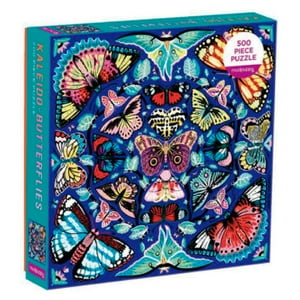 Galison - Rompecabeza Family Kaleido Butterflies - 500 Piezas