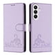 thumbnail image 5 of Funda tipo cartera FOXDOCK para Samsung Galaxy A25 5G con soporte, ranuras, RFID, diseño de gato, 5 of 5