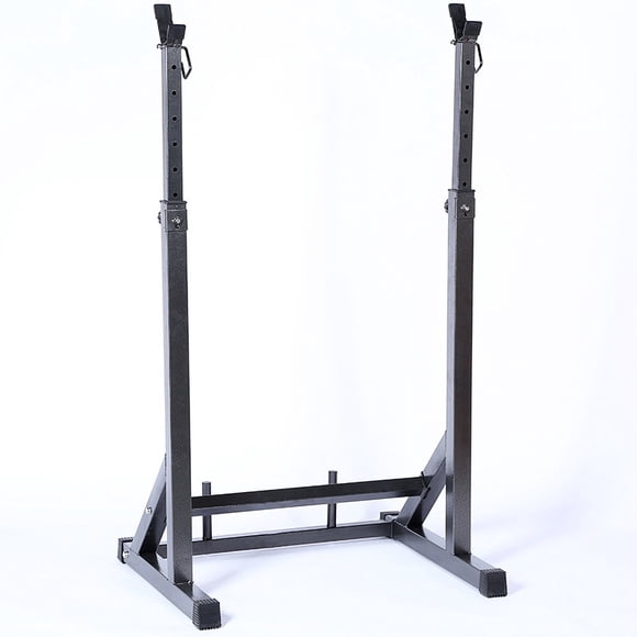 Rack de Sentadillas Acero Reforzado 300KG con Porta Discos