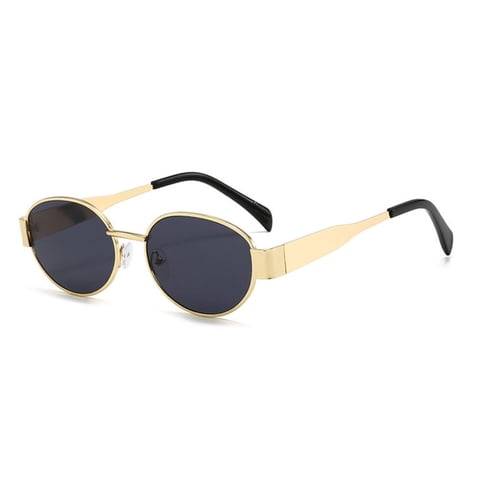 Novy - Gafas Lentes De Sol Retro Estilo Celine Lente Color Negro