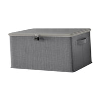 Bothyi - Caja De Almacenamiento Plegable Decorativa Con Cerradura Para Sala De Juegos, Dormitorio, Guardería, 38 Cm X 26 Cm X 15 Cm