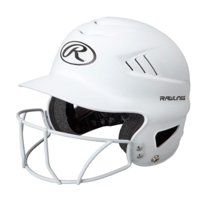 Casco De Bateo Rawlings Coolflo Highlighter, Blanco Mate