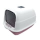 thumbnail image 2 of Caja De Arena Para Gatos Grande Con Tapa Totalmente Cerrada Con Puerta Inodoro Para Gatos Reutilizable Fondo Rosa, 2 of 6