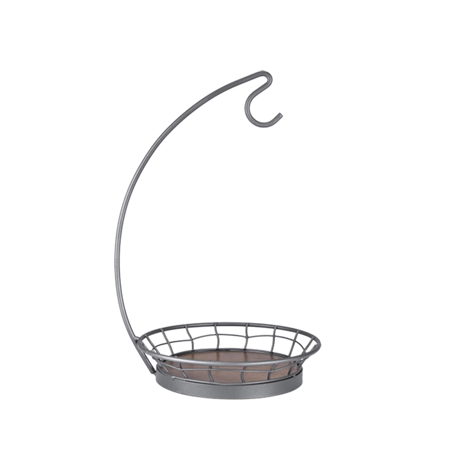 Magideal - Cesta De Fruta De Hierro Con Colgador De De Plátano, Cesta , Cesta De Verduras, Soporte De Fruta, Soporte De Plátano, Soporte De Mostrador