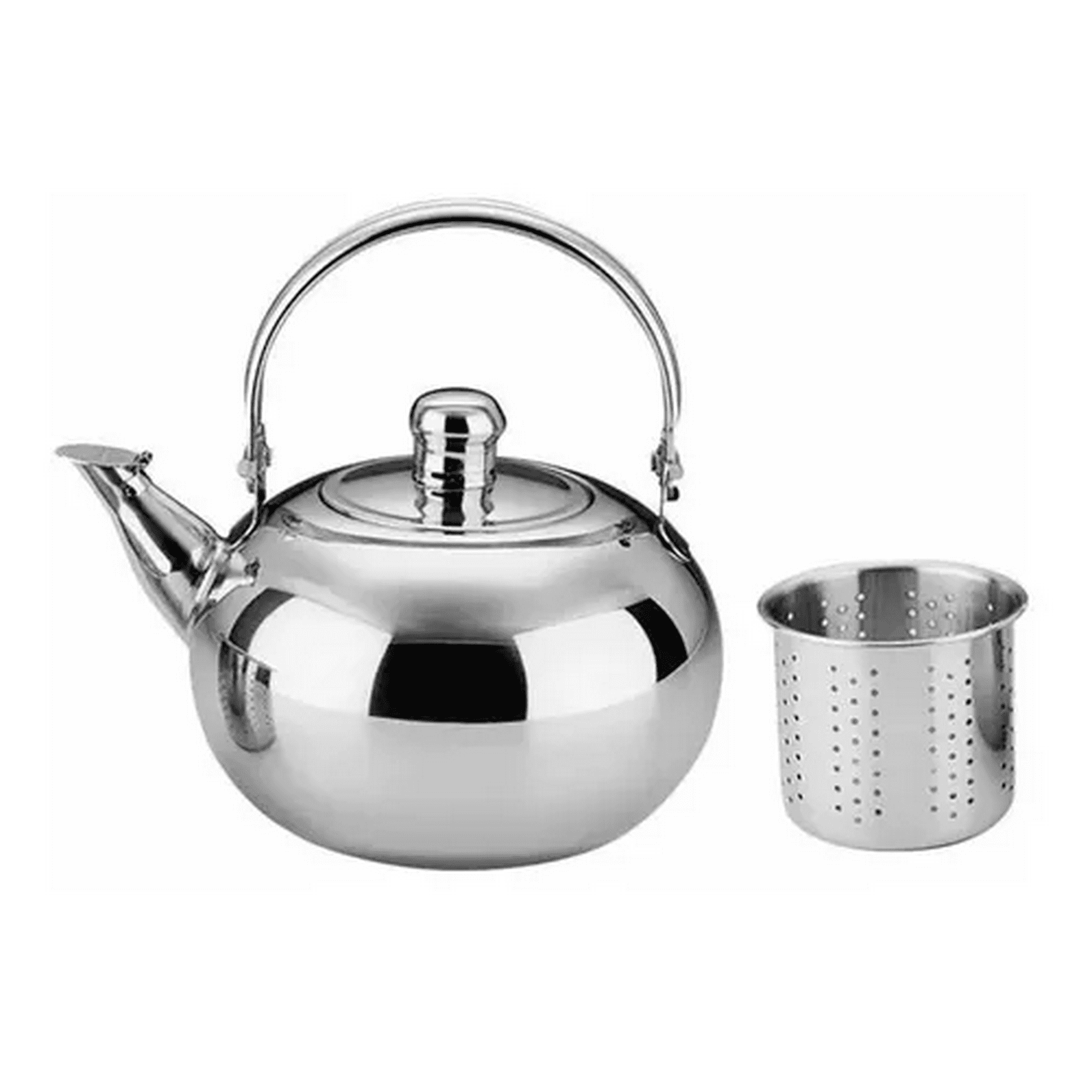 Genérico - Tetera De 600 Ml De Acero Inoxidable Con Filtro Para Té