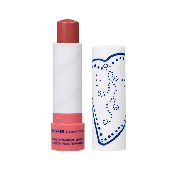 Bálsamo labial KORRES Crema labial en barra Mediterranean Uva, 5 ml