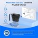 thumbnail image 5 of Filtro de agua Pitcher Waterdrop, 7 tazas, larga duración, 200 litros, negro, 5 of 8