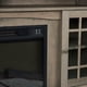 thumbnail image 2 of Classic TV Media Stand Modern Entertainment Console with 23" Fireplace Inset for TV Up to 65" with Open and Closed Storage Space, Gray Wash, 58.25"W*15.75"D*32"H, 2 of 3