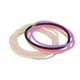 thumbnail image 1 of Pulsera Elástica De Goma De Silicona Para Mujer De 10 Piezas, Brazaletes, Cuerdas Para El Cabello, Púrpura, 1 of 3