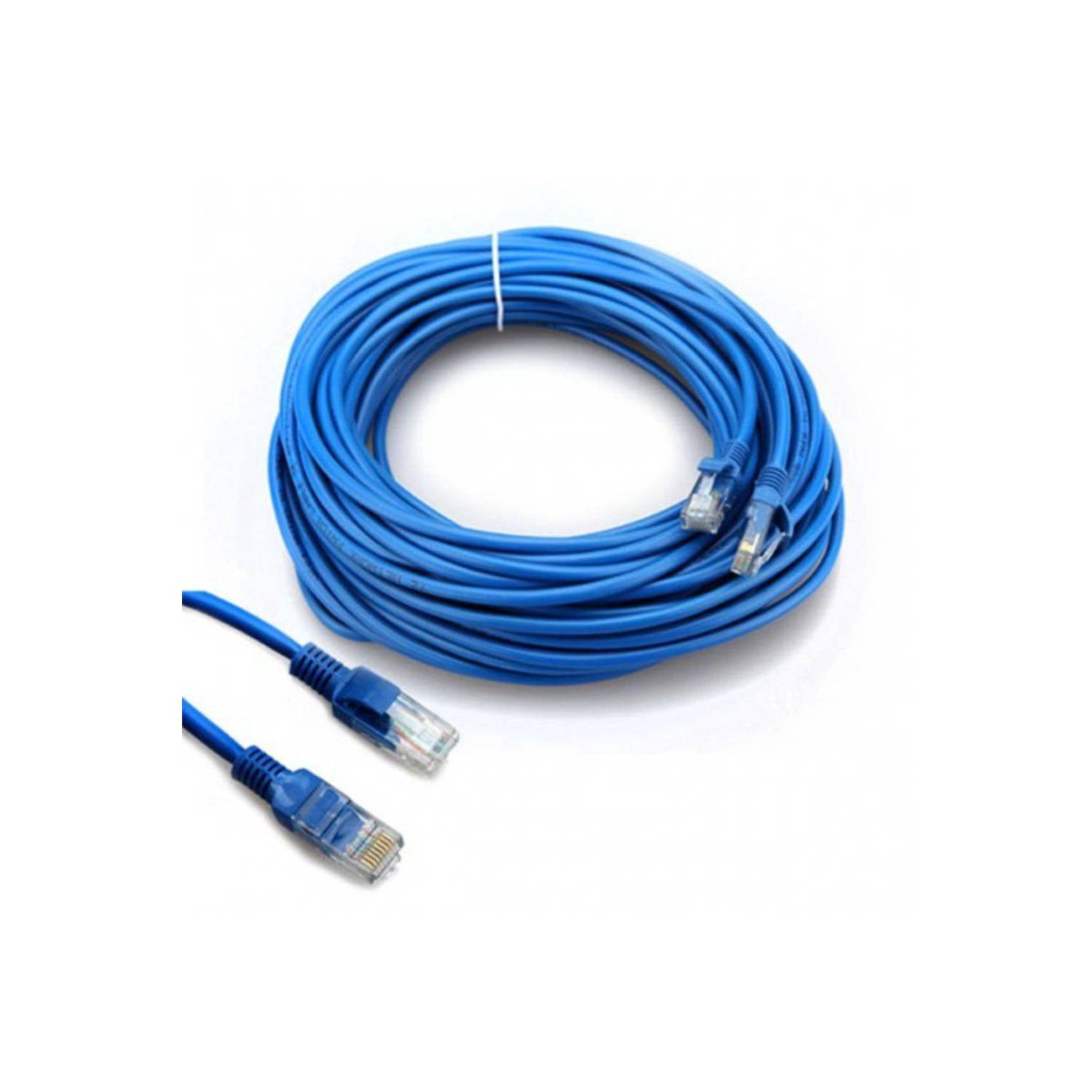 Genérico - Cable De Red Ethernet De 10 Metros Con Conector Cat5e Rj45 P