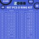 thumbnail image 5 of Kit surtido de juntas tóricas de goma ZDBB 826 piezas para automoción, 5 of 8