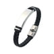 thumbnail image 3 of Pulsera Del Día De San Valentín Regalo Pareja Pulsera Para La Playa Regalos De Cumplea?os Fiesta Negro Plata, 3 of 5