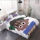 thumbnail image 1 of 3pcs Dee Yakka Dee Duvet Cover Set - Bedding Made from Soft Durable Material for a Cozy Bedroom - Includes Duvet Cover And Pillowcases, 1 of 5