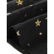 thumbnail image 5 of Vestido de Chifón sin Mangas con Cintura Fruncida y Estrellas Metálicas Doradas para Fiesta de INSPIRE CHIC para Mujer Negro L, 5 of 6