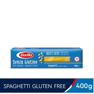 Fideo Pasta Sin Gluten Spaghetti N°5 Caja 400 G Barilla