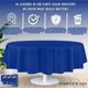 thumbnail image 3 of Mantel ZIMPLEWARE Redondo 213 cm Paquete de 6 Azul, 3 of 7