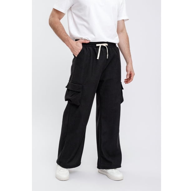 Pantalón Pierna Ancha Wide Leg Hombre Cargo Excelente Calidad 7133