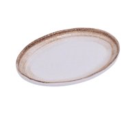 Bandeja Yanco Rockeye-2 Ro-2314 De Porcelana, 35,5 X 23,5 X 4 Cm, Paquete De 12