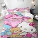 thumbnail image 1 of Hello Kitty Duvet Cover Bedding Quilt Cover Set Needlework Pillowcase Quilt Cover Multi-size 3d Printing Single Double Bed, 1 of 5