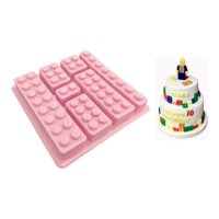 Genérico - Molde De Silicona Molde Fondant Bloques Molde Bloques