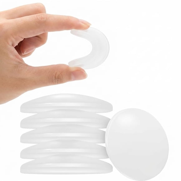 Topes de silicona transparente para puertas Horsmiyala – Pack de 6 (5 cm)