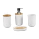 thumbnail image 4 of 4 Unidades Accesorios De Baño Decorativo Jabones Plato Para Encimera Hotel Home Blanco, 4 of 5