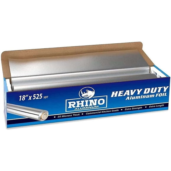 Lámina de aluminio Rhino Aluminium de 18 cm x 160 m de 25 micras de grosor