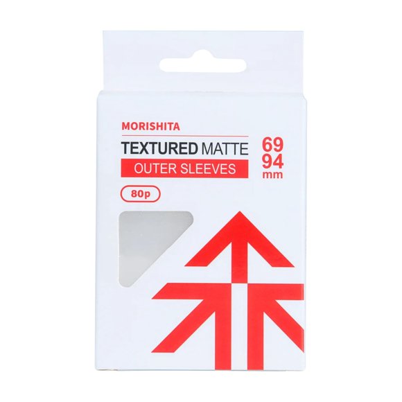 Fundas externas Morishita con acabado mate texturizado - paquete de 80