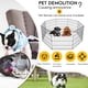 thumbnail image 3 of Valla portátil de metal Dog Playpen FDW, 60 cm, 8 paneles, negra, 3 of 7