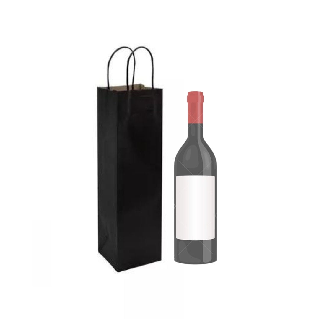 De Gaune - Bolsa De Papel Kraft Para Vino 39x8x15 24 Unidades