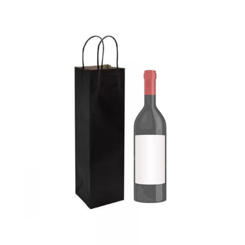 De Gaune - Bolsa De Papel Kraft Para Vino 39X8X15 24 Unidades