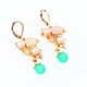 thumbnail image 2 of Delicate Flower Faux Pearl Drop Dangle Earrings For Women Party Gift Jewelry, 2 of 3