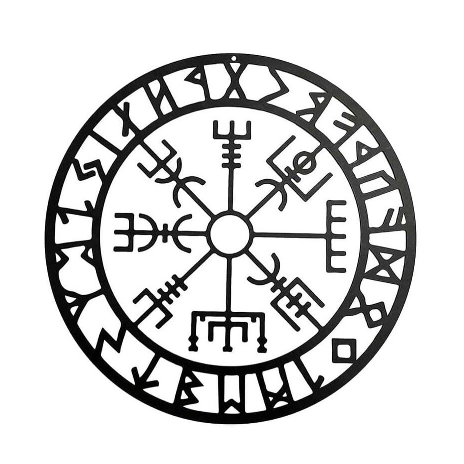 Bothyi - Decoración De Pared Con Símbolo De Vikingos, Arte De Pared Resistente Para Dormitorio, Interior Y Hogar