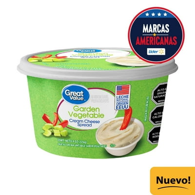 Queso Crema Pote Vegetales 226 G Great Value