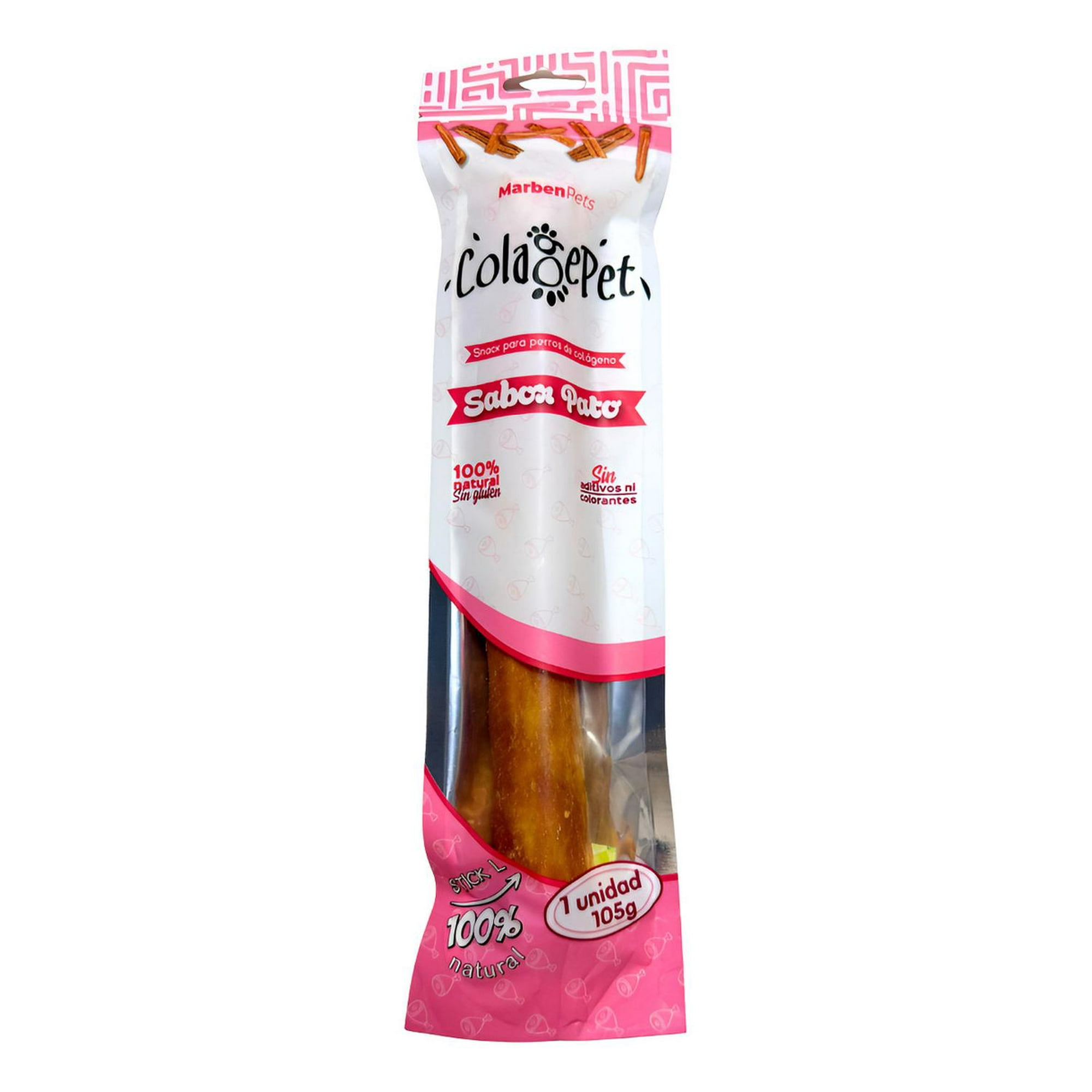 Colagepet Snack Para Perros 100% Natural Talla L Sabor Pato