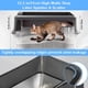 thumbnail image 2 of Caja de arena para gatos Marchul de acero inoxidable XL con paredes altas, 2 of 7