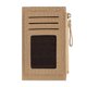 thumbnail image 5 of Billetera tarjetero mujer con monedero Zoe café claro Carven, 5 of 5
