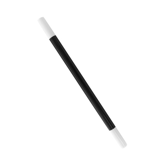 Magic Wand Super Z Outlet de plástico blanco y negro de 25 cm de largo