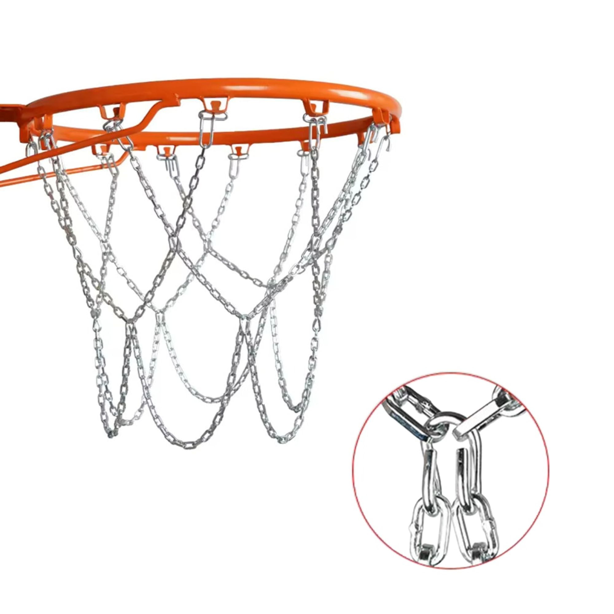 Drb - Red Malla Metálica Para Aro De Basquetbol Oficial